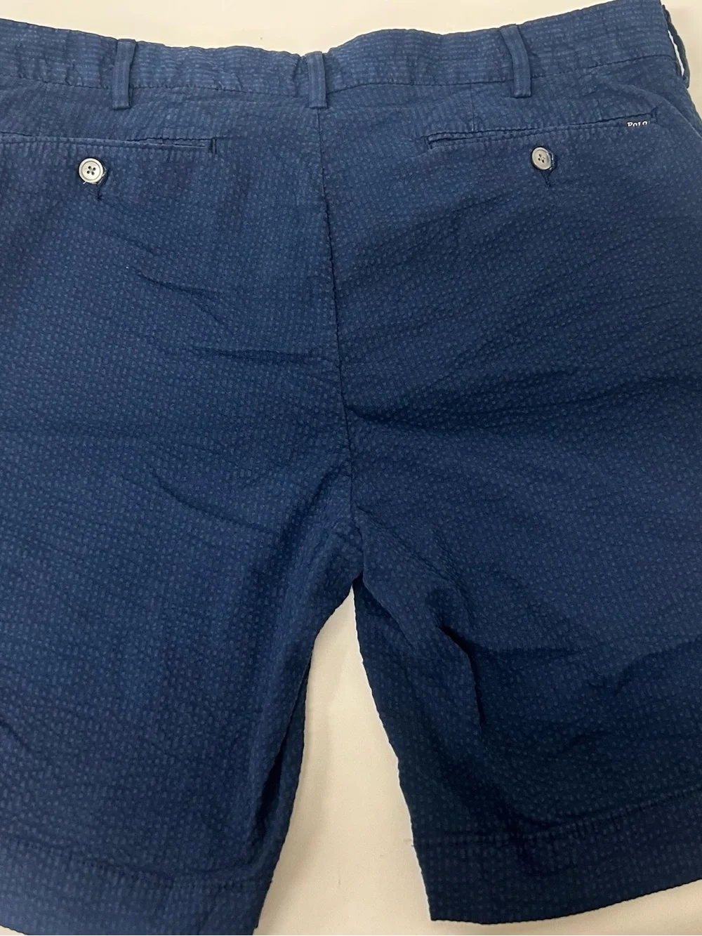 Polo by Ralph Lauren Navy Men's Casual Shorts Stretch Straight Fit